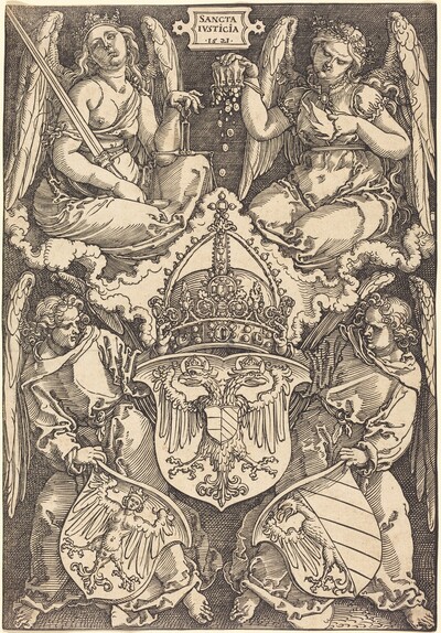Coat of Arms of the German Empire and Nuremberg City