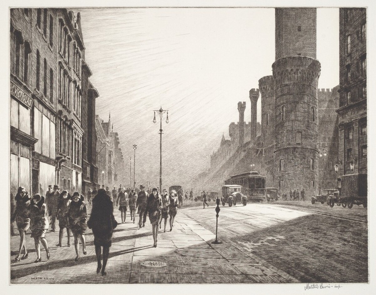 Quarter of Nine - Saturday's Children by Martin Lewis