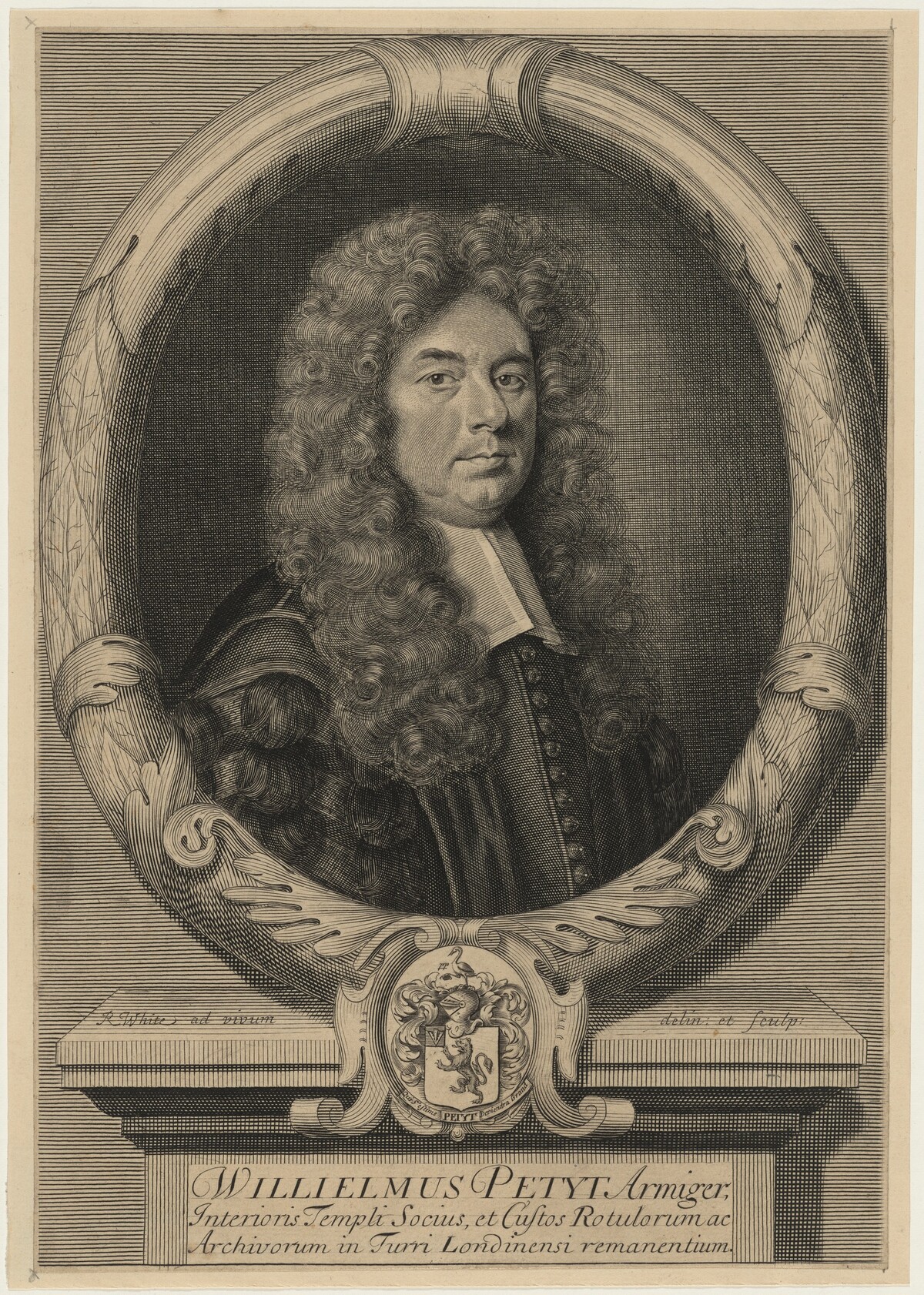 William Petyt, Keeper of the Records in the Tower by Robert White