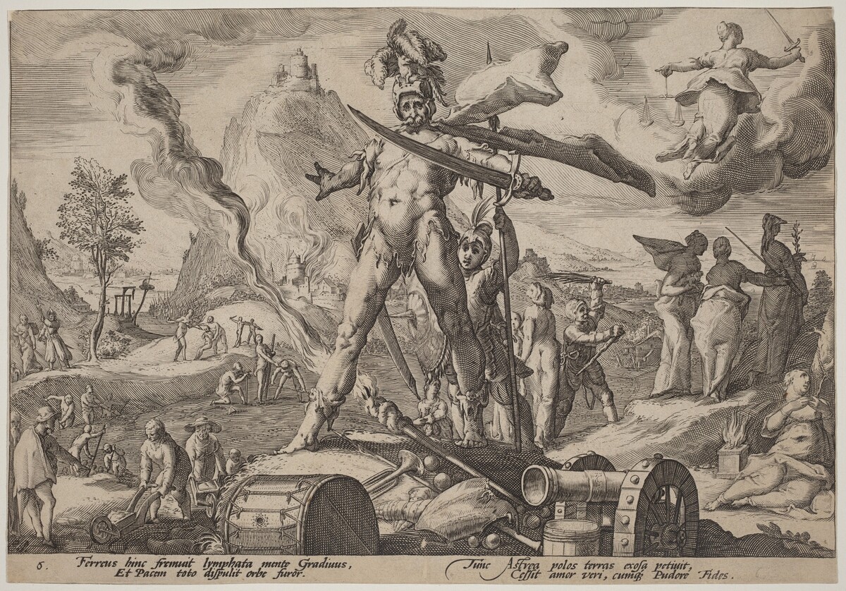 The Age of Iron by Workshop of Hendrick Goltzius, after Hendrick Goltzius