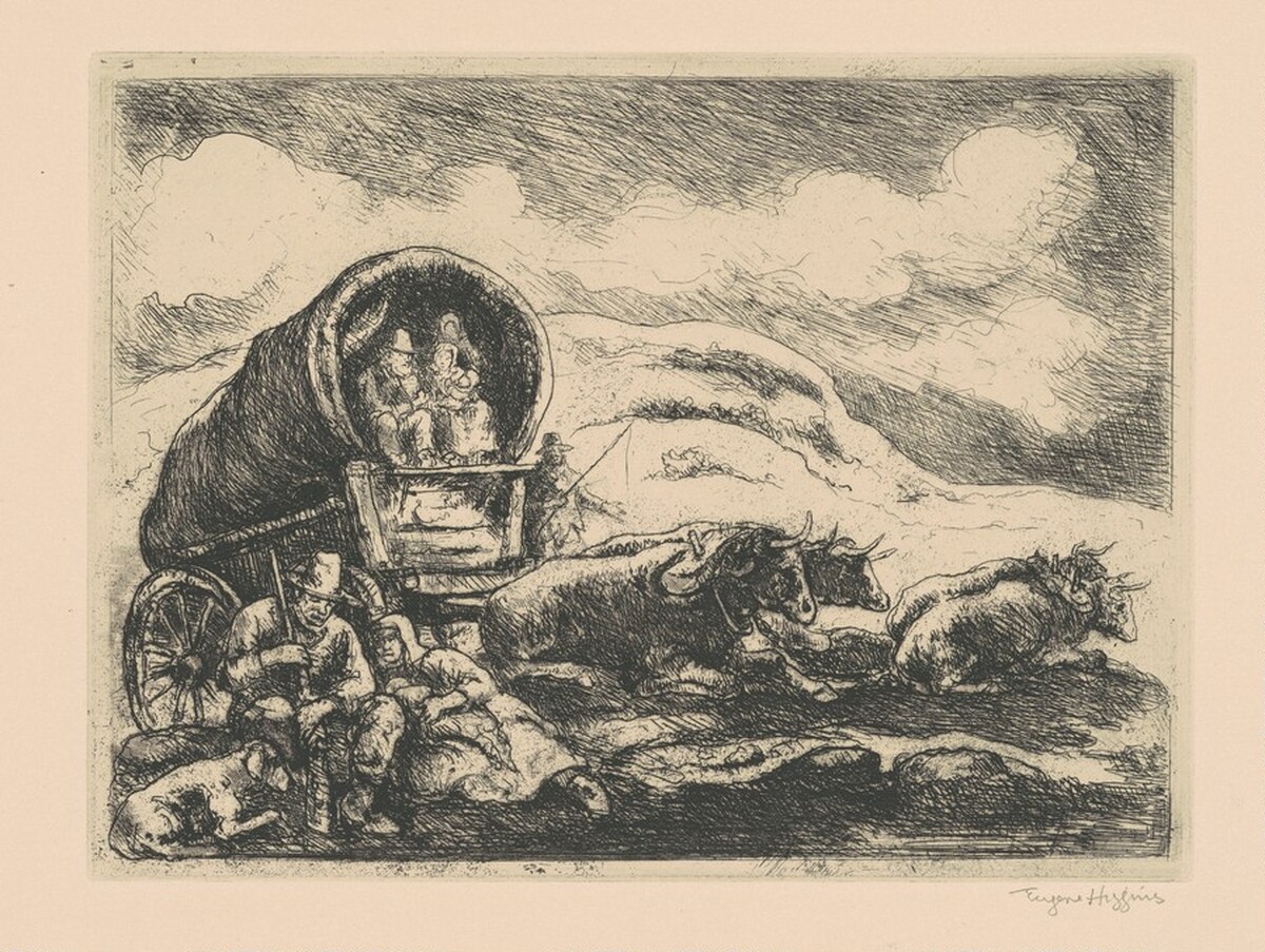 Pioneers Resting by Eugene Higgins
