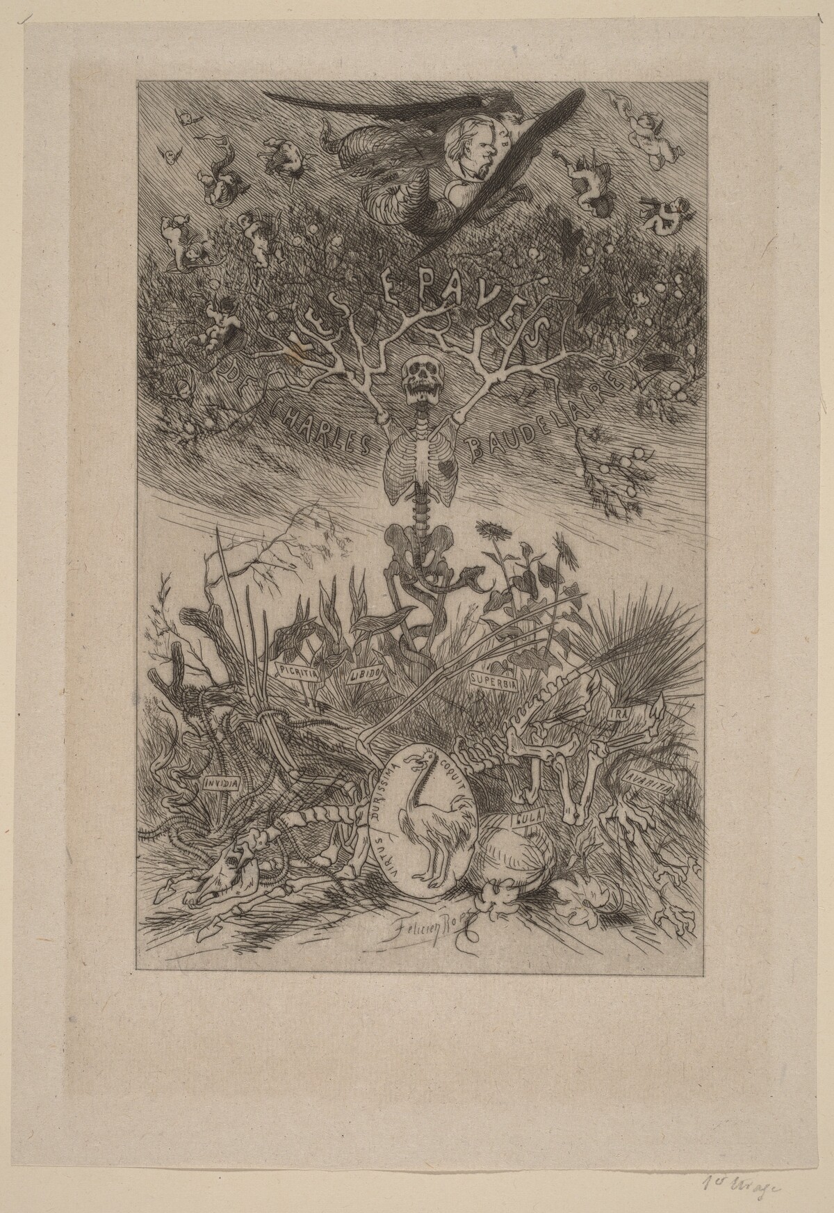 Frontispiece: The Waifs (Les Epaves) by Félicien Rops