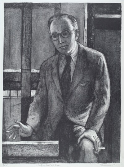 Self-Portrait at the Stone