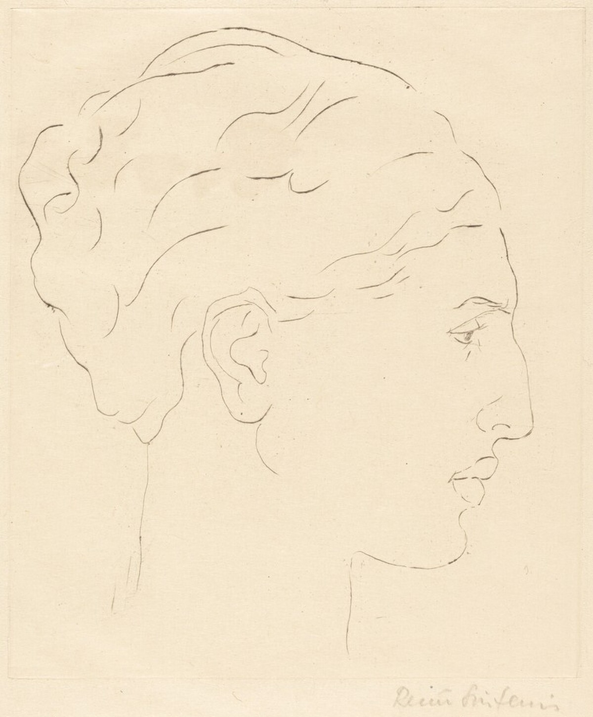 Profile of a Woman by Renée Sintenis