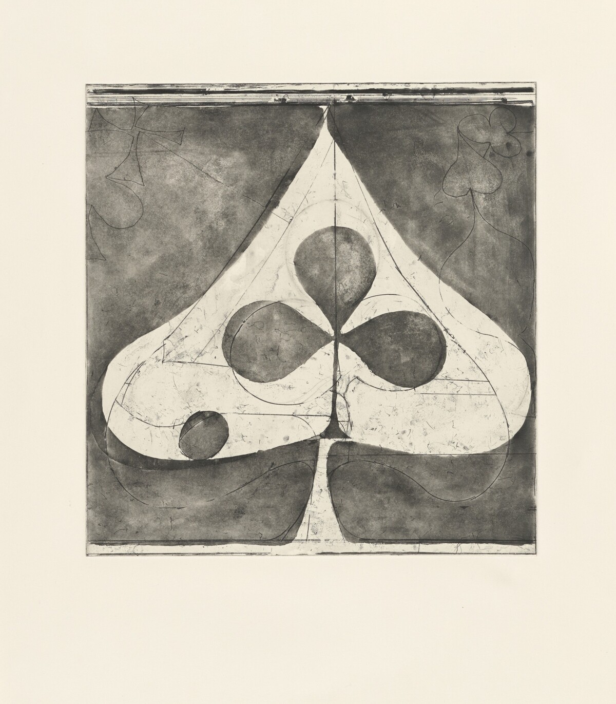 Blue Club [working proof 8] by Richard Diebenkorn