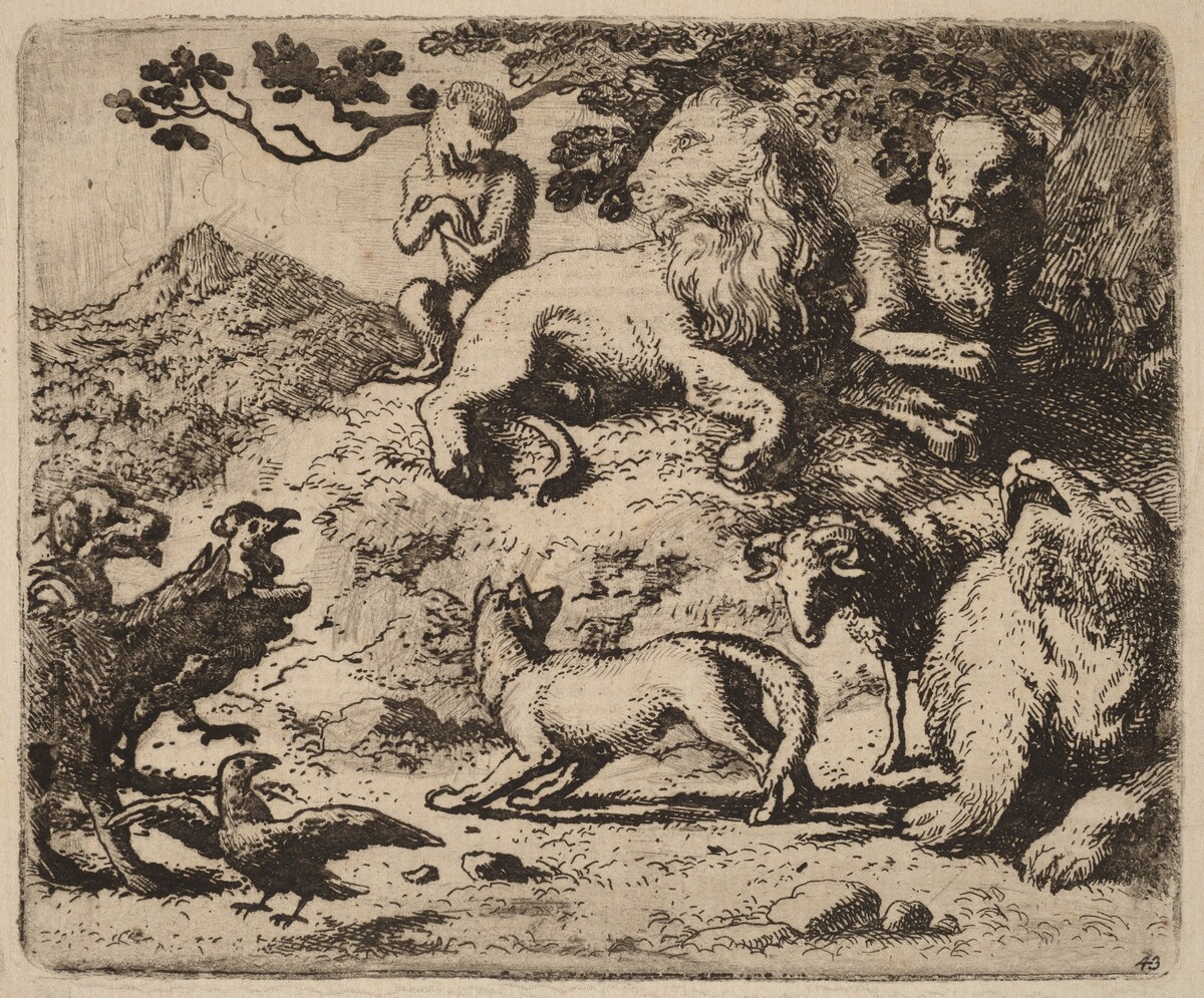 Reynard's Enemies are Dismayed by Allart van Everdingen