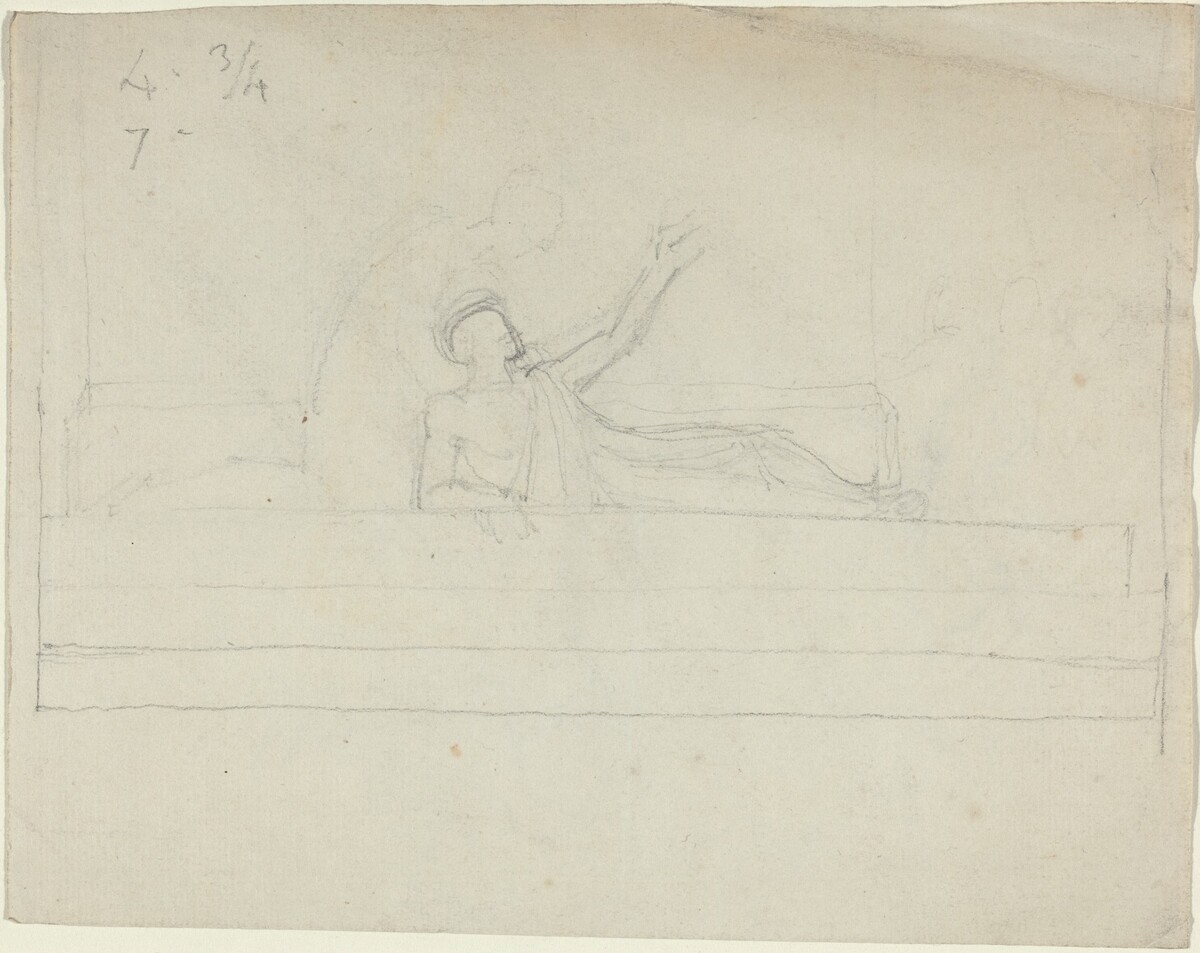 Two Greek Classical Figures by John Flaxman