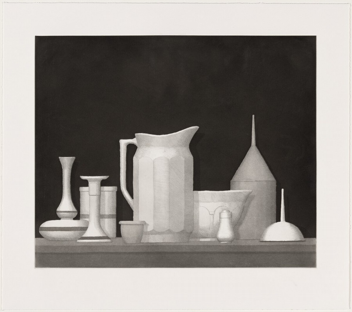 Viale [working proof 19] by William Bailey