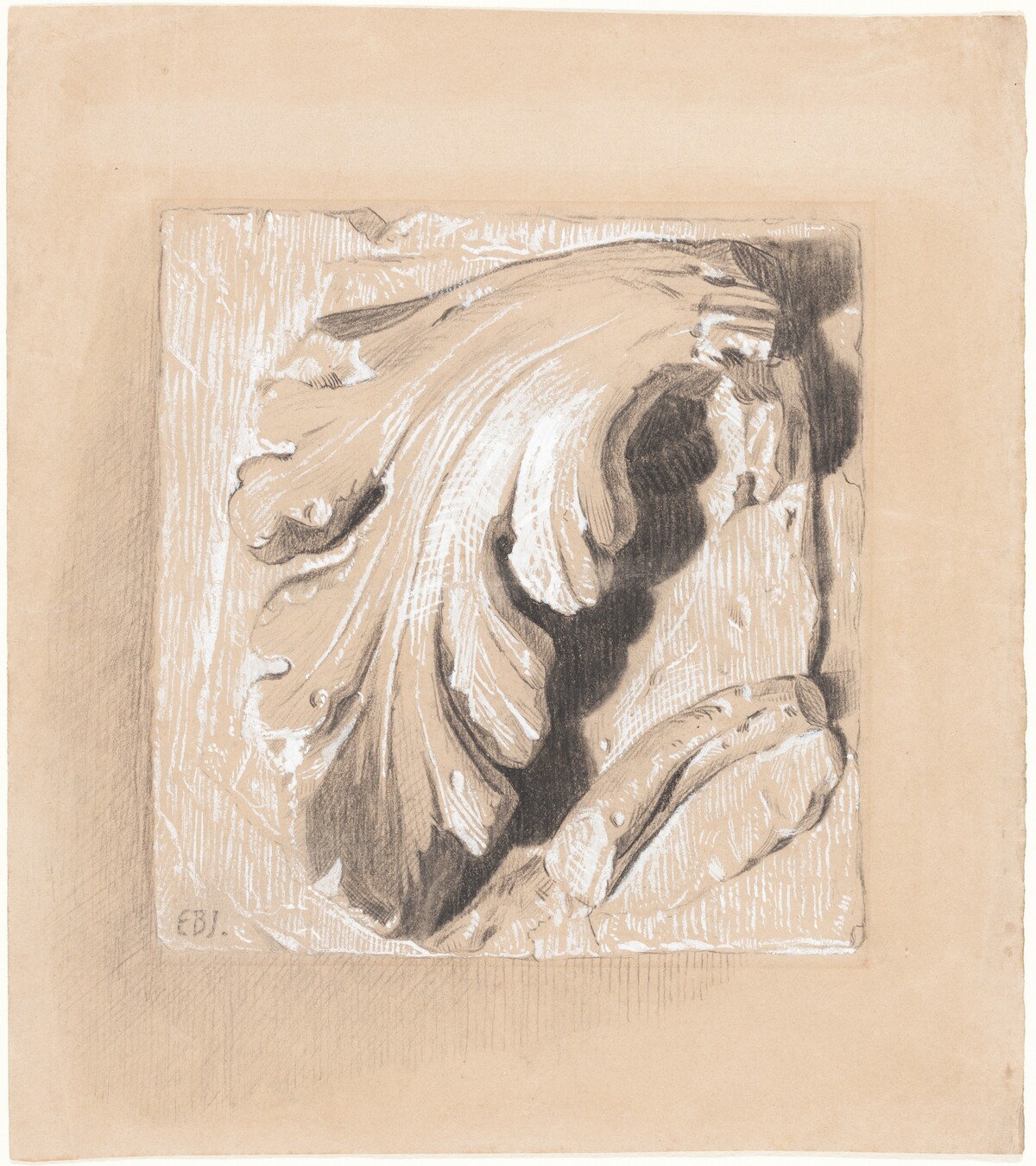A Fragment from an Antique Frieze by Sir Edward Coley Burne-Jones