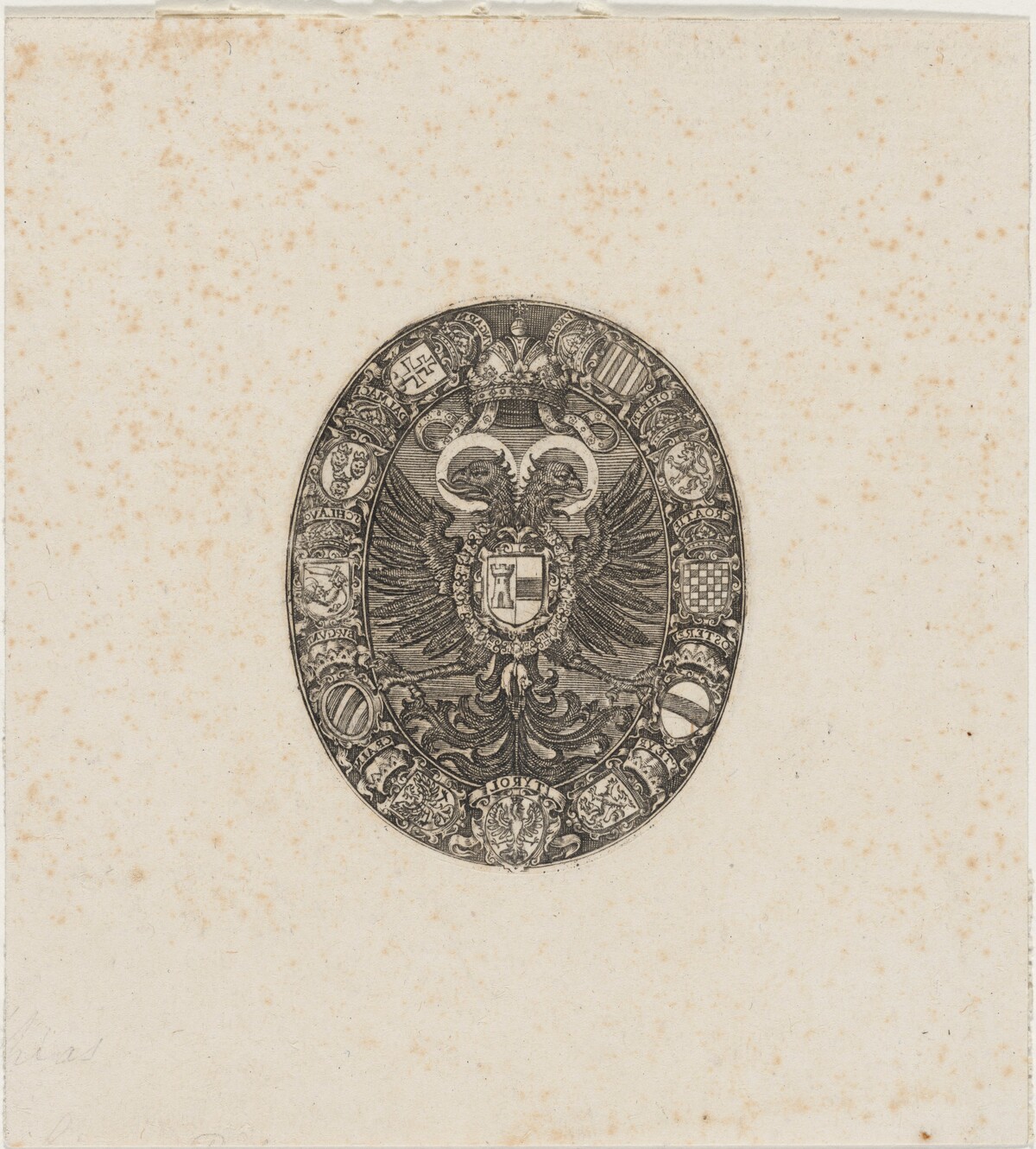 Shields of the Emperor Matthias by Simon de Passe
