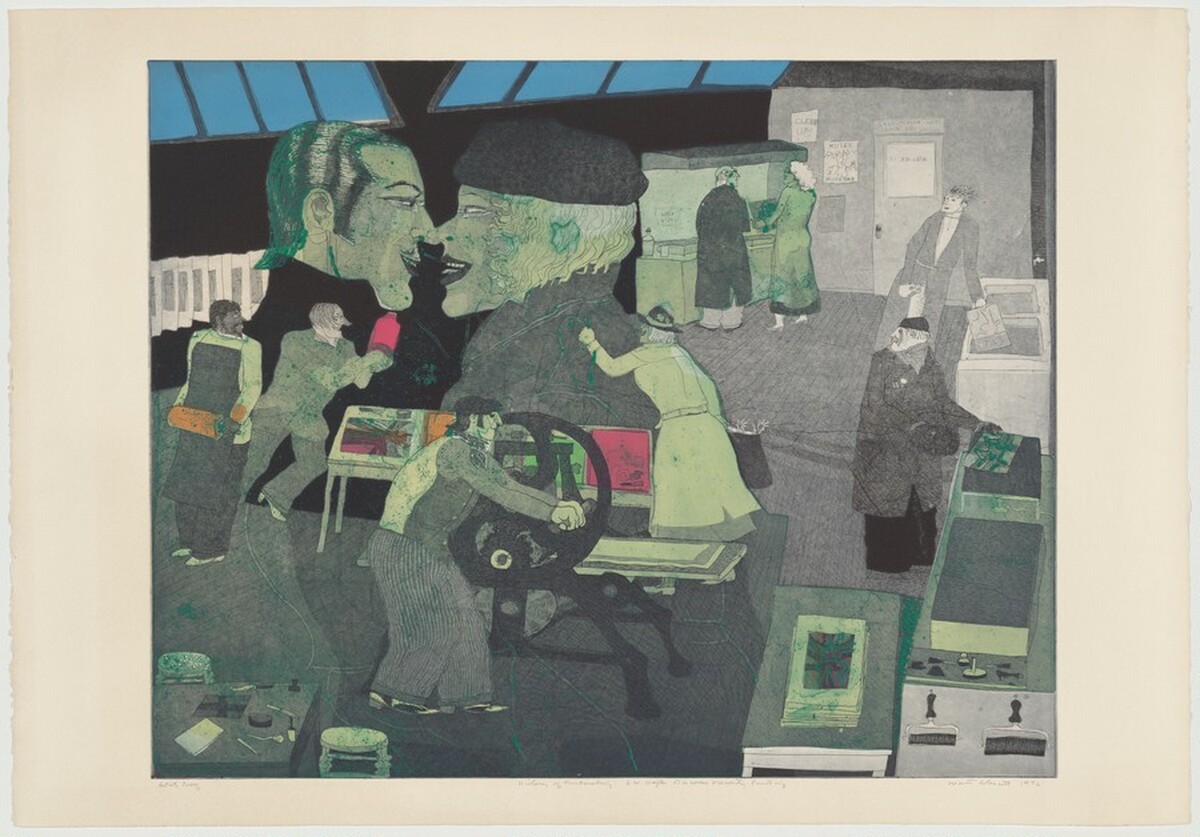 S. W. Hayter Discovers Viscosity Printing by Warrington Colescott