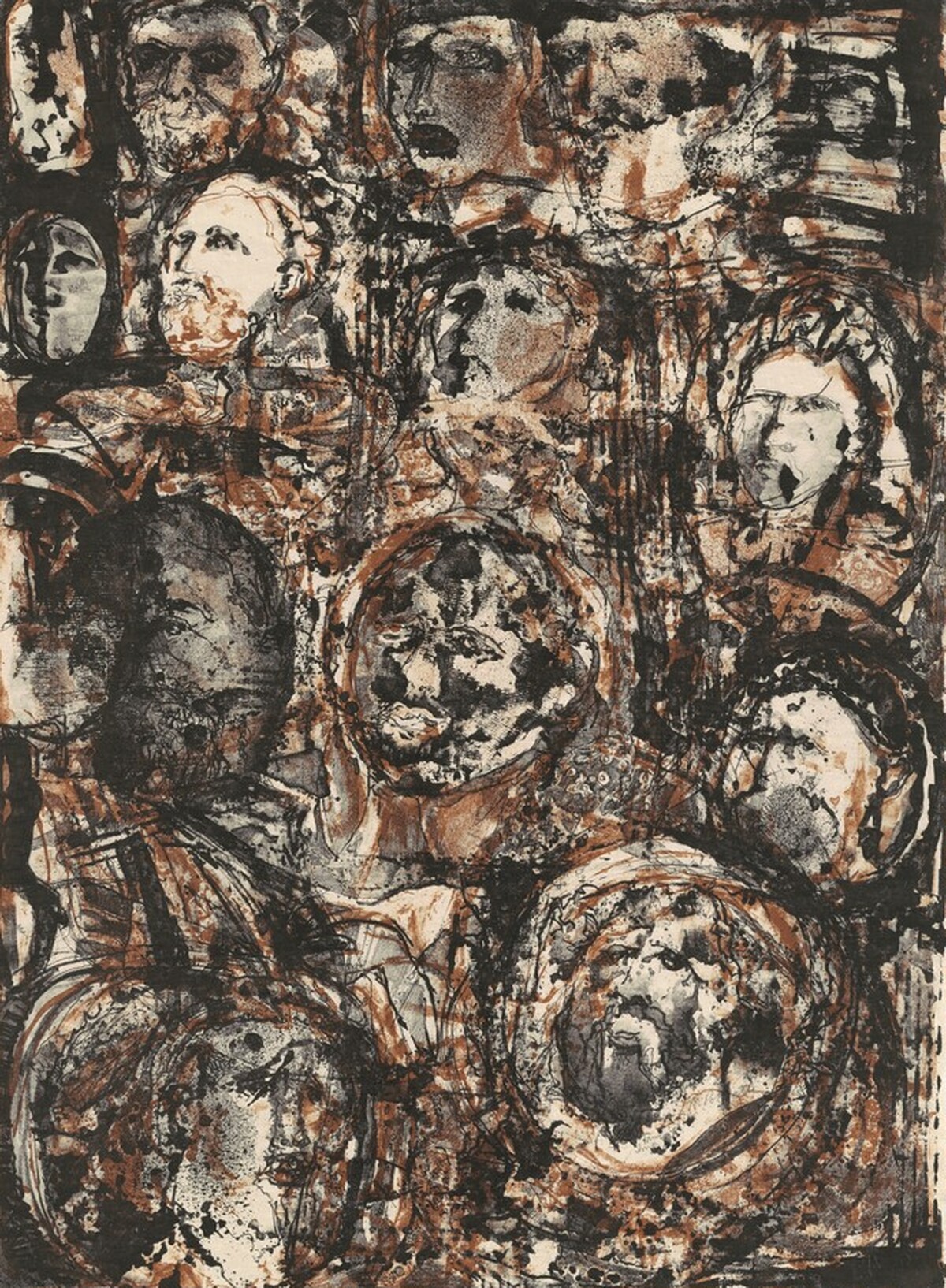Portraits on Stone II by Rudy Pozzatti