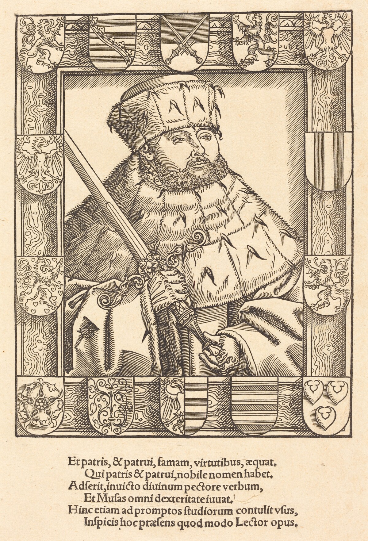 John Frederic the Magnanimous, in Electoral Robes by after Lucas Cranach the Younger