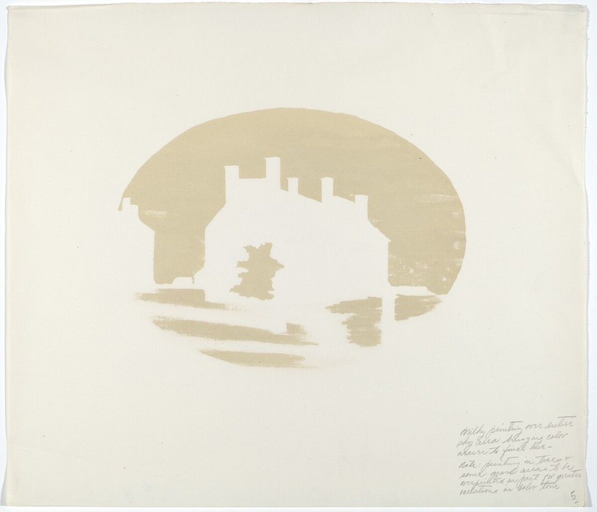 Massachusetts Hall, Harvard College by after Jonathan Fisher