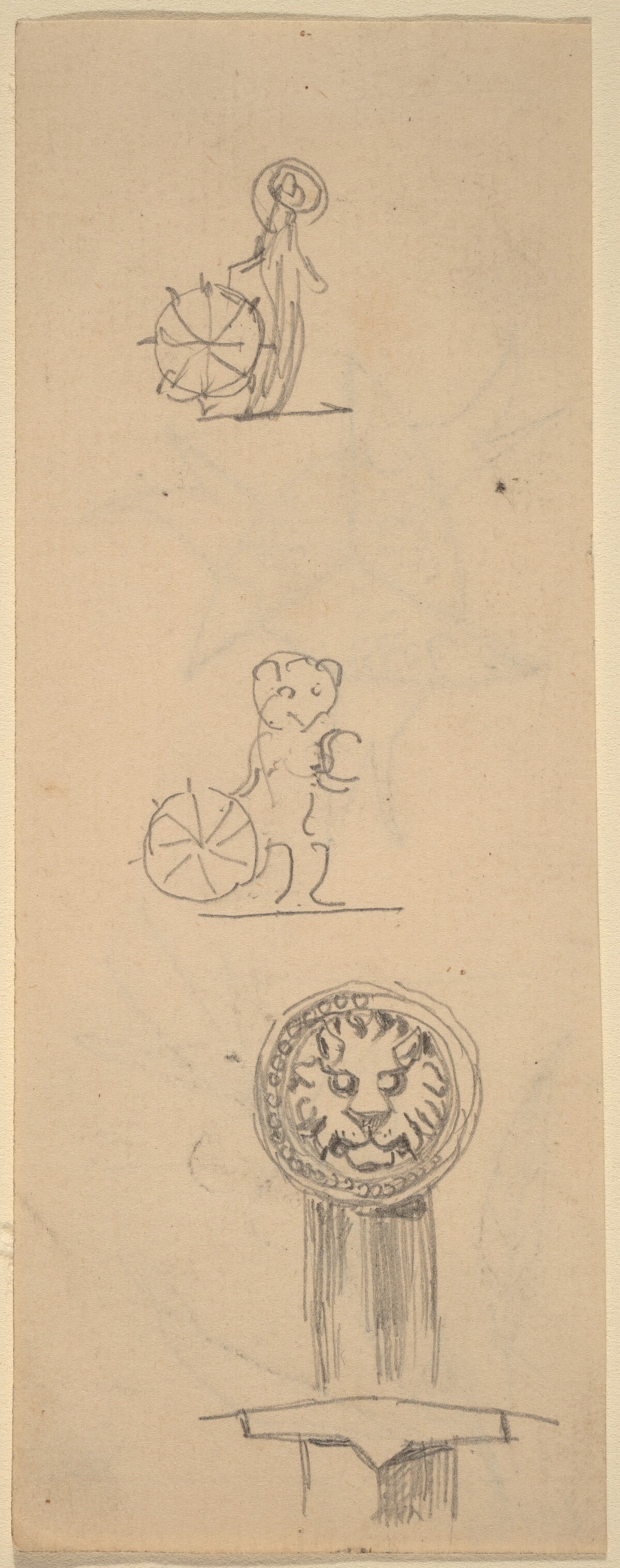 Sheet of Sketches [recto] by Beatrix Godwin Whistler