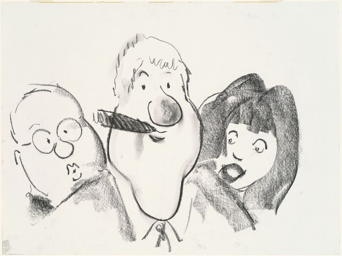 Bill Clinton with Ken Starr and Monica Lewinsky by Pat Oliphant