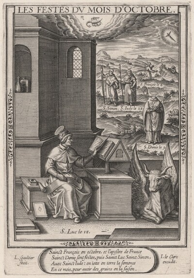 Les Festes du mois de Octobre (October: Saint Luke)