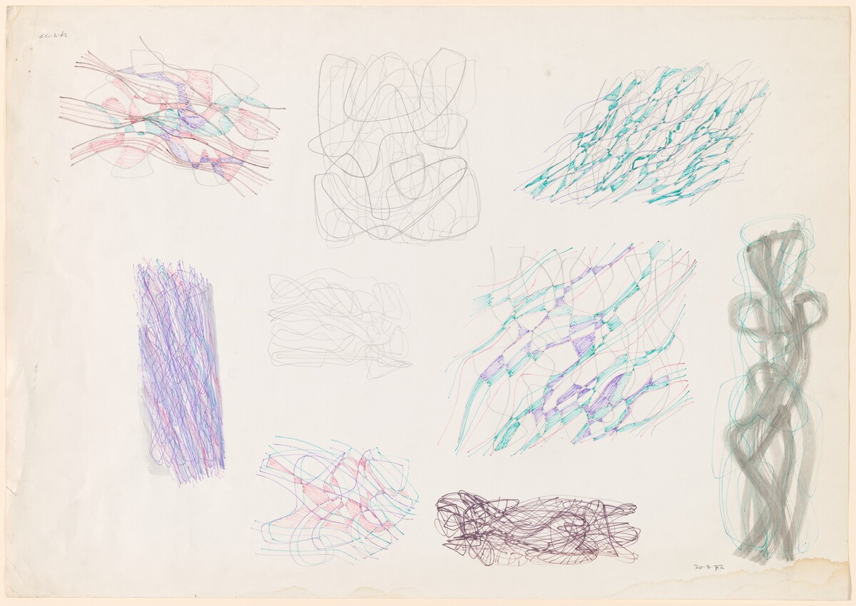 Sheet of Sketches by Stanley William Hayter