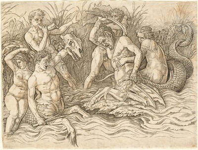 Battle of the Sea Gods [right half]