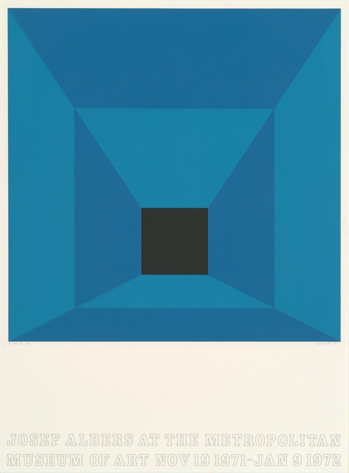 Josef Albers at the Metropolitan Museum of Art: P-Black by Josef Albers