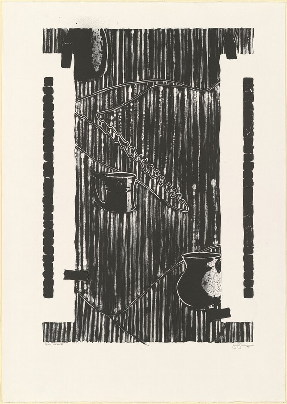 Ventriloquist [trial proof] by Jasper Johns