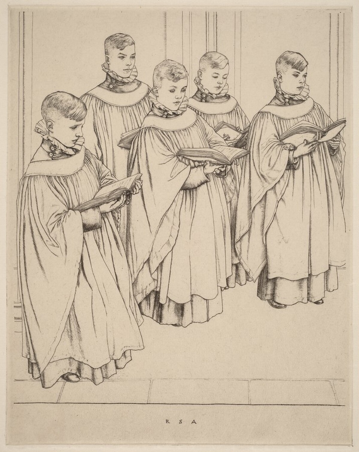 Choristers of Canterbury by Robert Austin