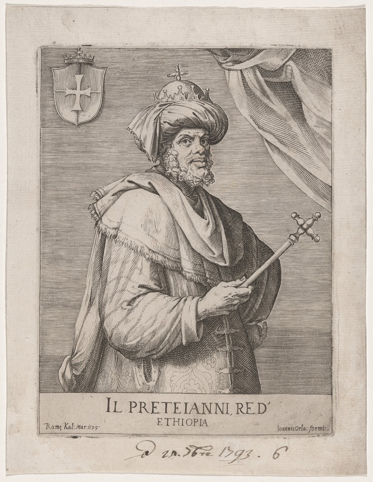 Il Prete Ianni, Re d'Ethiopia (Prester John, King of Ethiopia) by Luca Ciamberlano