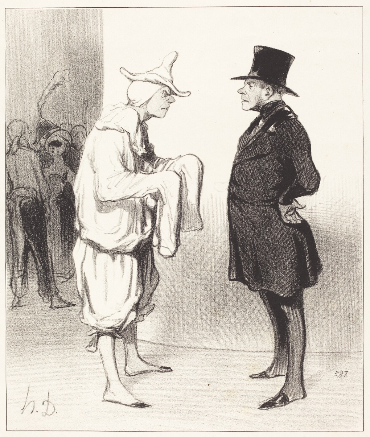 Carotte du voltigeur by Honoré Daumier