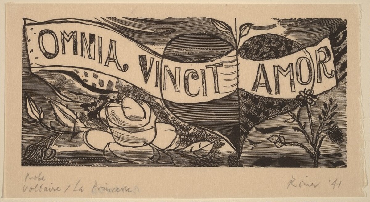 Illustration to Voltaire, "La Princesse de Babilone" by Imre Reiner