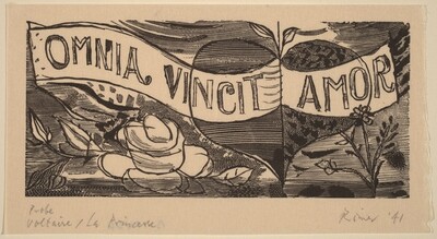 Illustration to Voltaire, "La Princesse de Babilone"