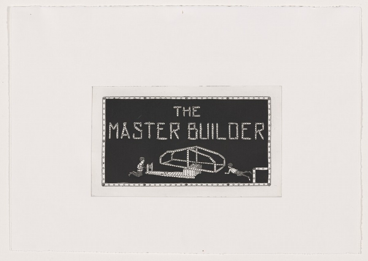 The Master Builder [working proof 2] by Chris Burden