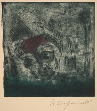 Bust of a Weary Man, Self-portrait (Ermüdender Kopf, Selbstporträt)