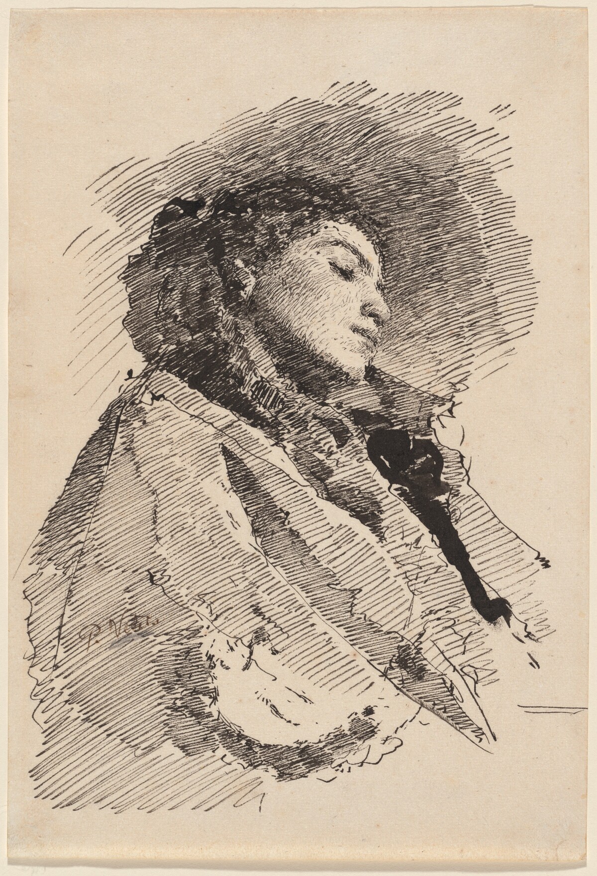 Young Woman Asleep by Paolo Vetri