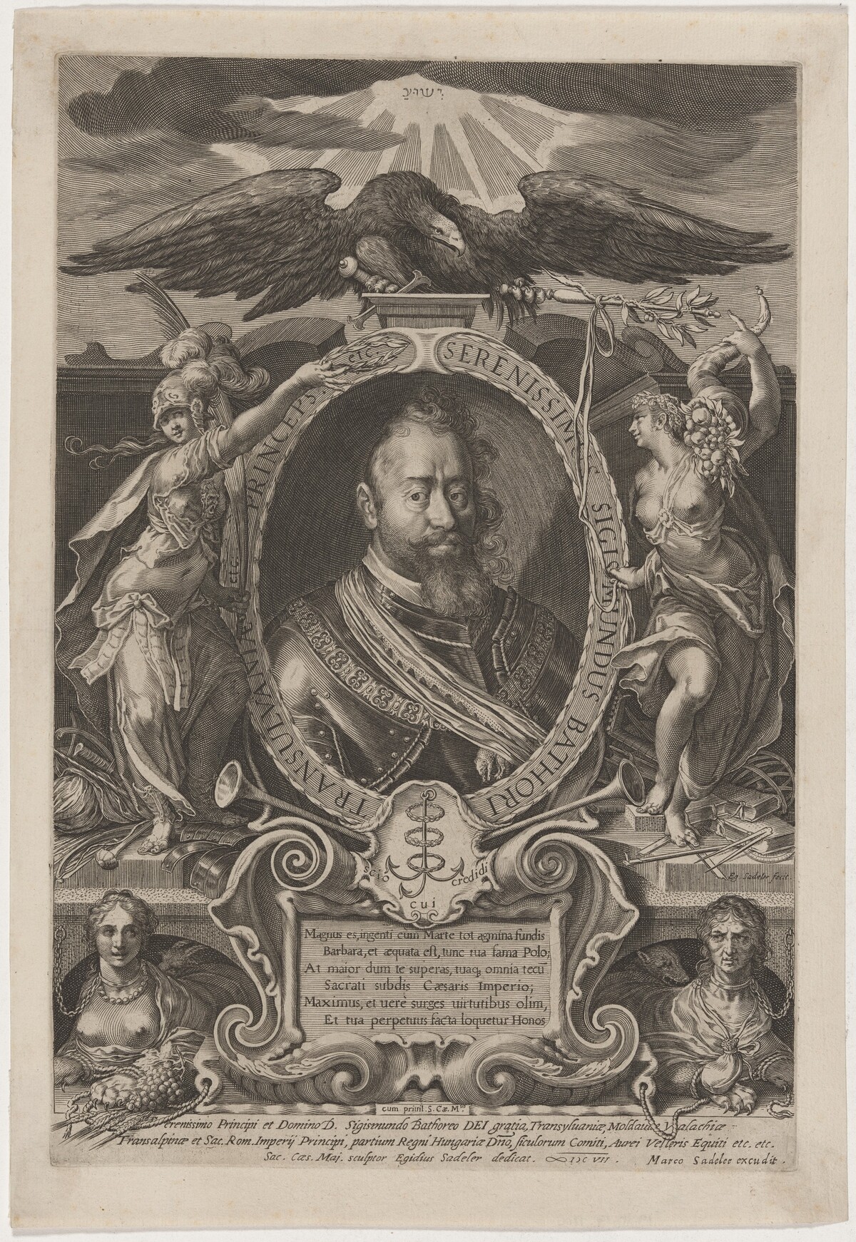 Sigismund Bathori, Prince of Transylvania by Aegidius Sadeler II