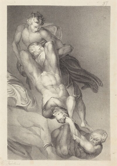 Part of the Last Judgment from Michael Angelo