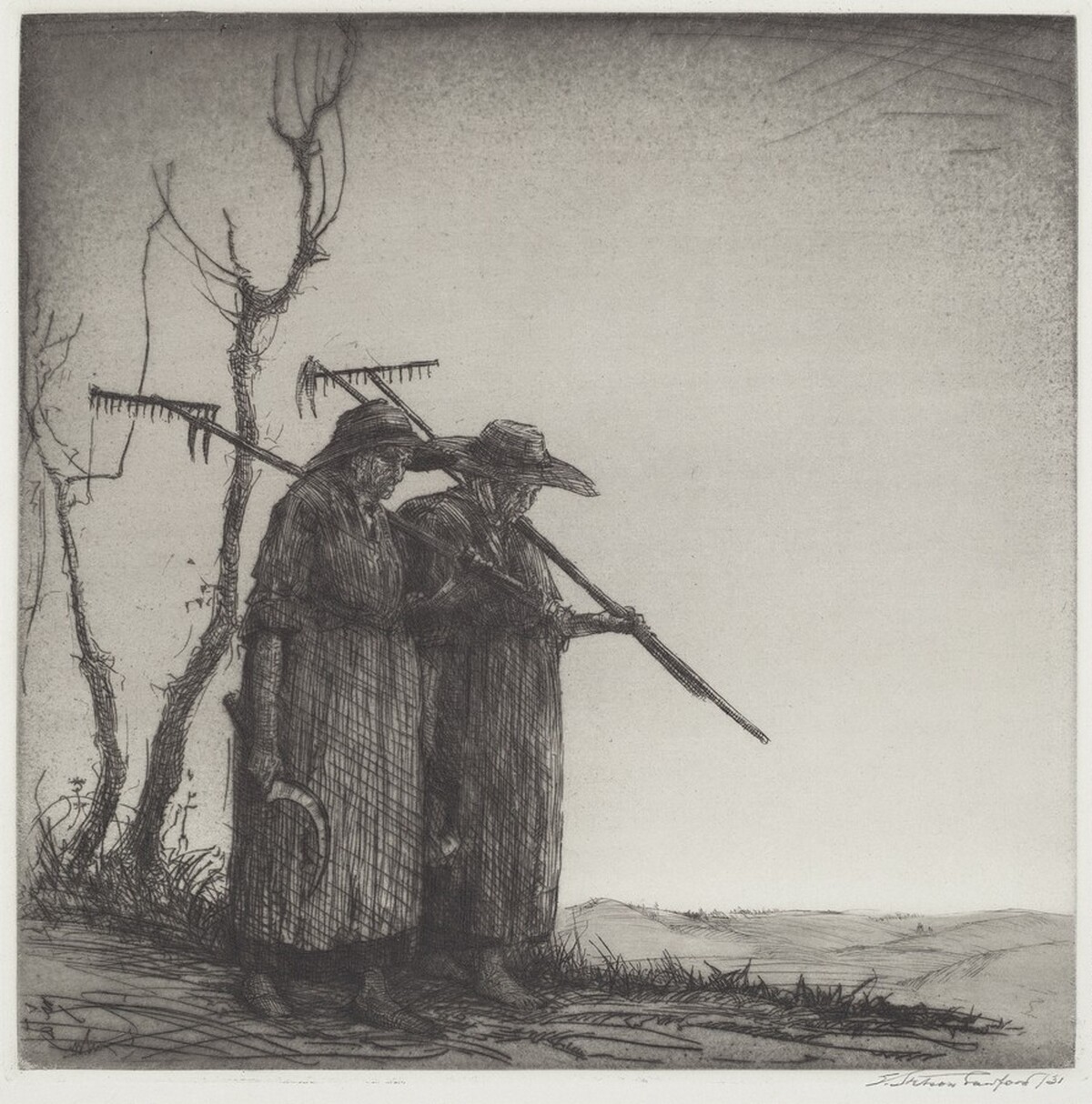 Returning from the Fields by Earl Stetson Crawford