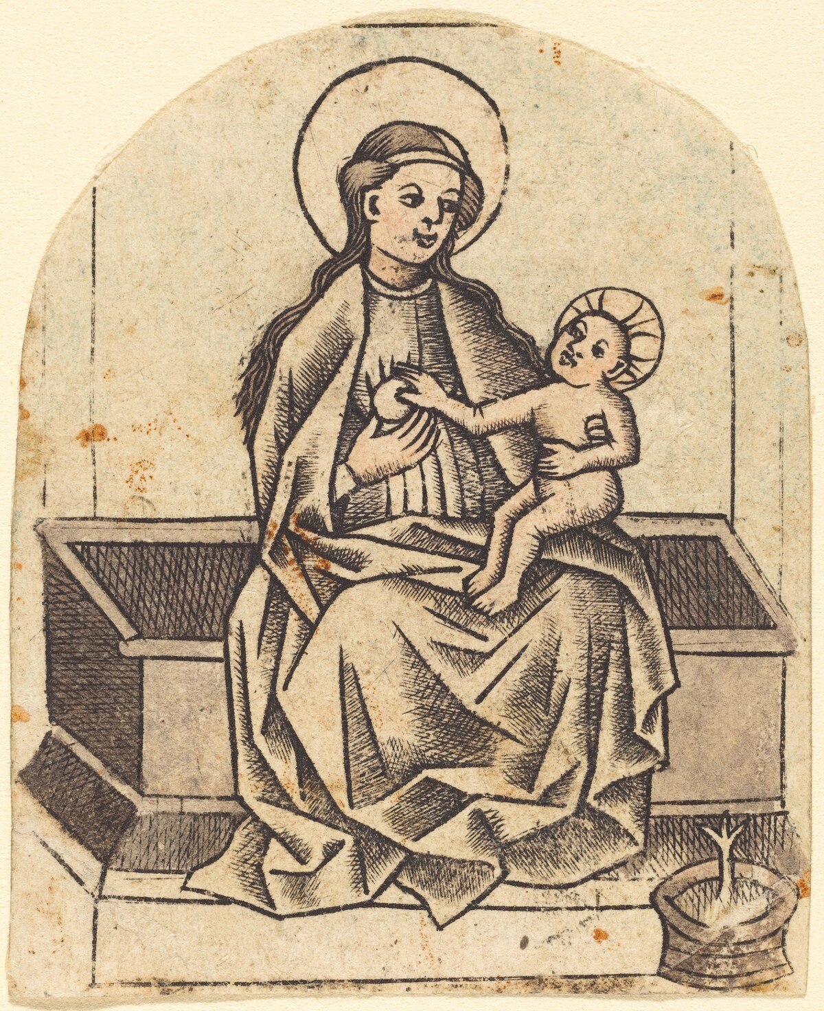 Madonna and Child by Master of the Dutuit Mount of Olives