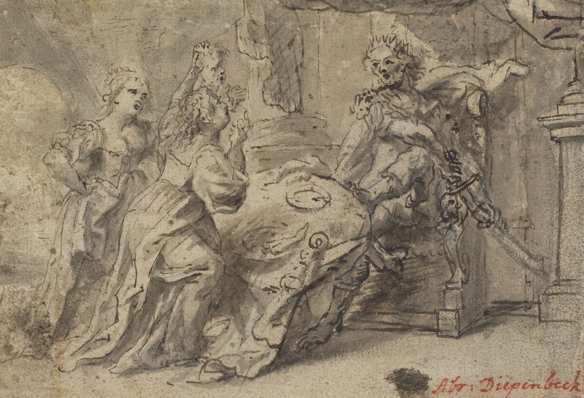 Philomela, Procne, and the Thracian King Tereus by Follower of Abraham van Diepenbeeck