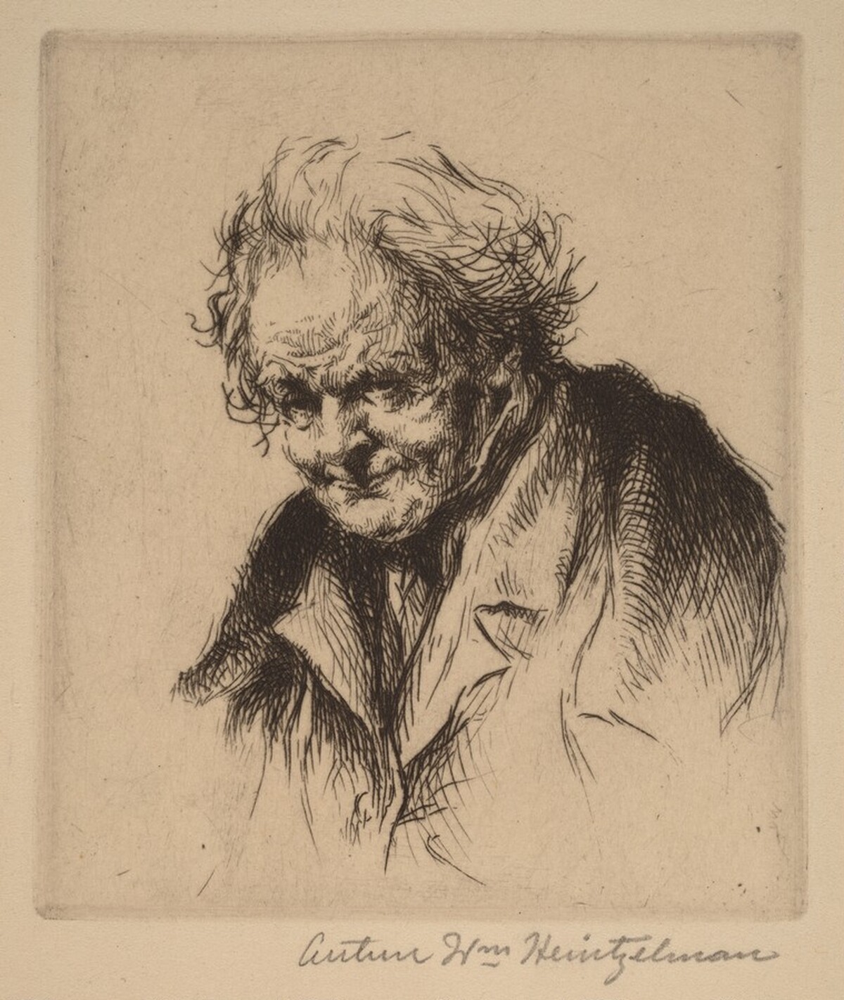 Étude pour Merci by Arthur William Heintzelman