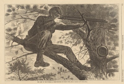 The Army of the Potomac - A Sharp-Shooter on Picket Duty
