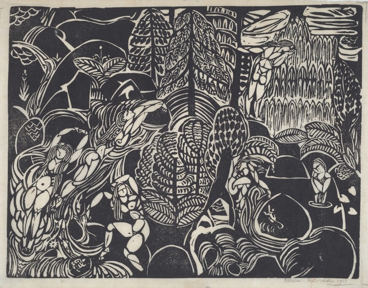 Mountain Stream by William Zorach
