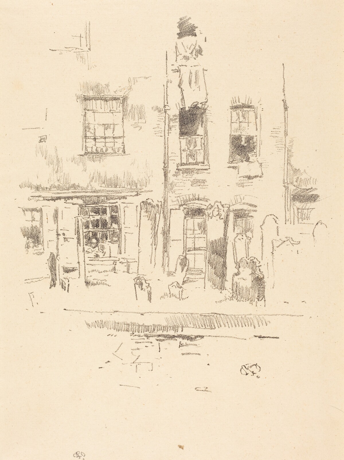Churchyard by James McNeill Whistler