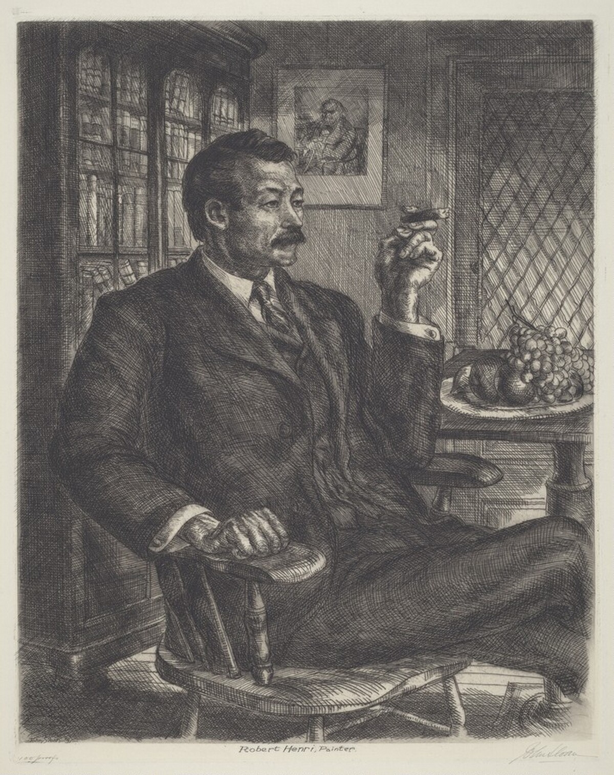 Robert Henri, Painter by John Sloan