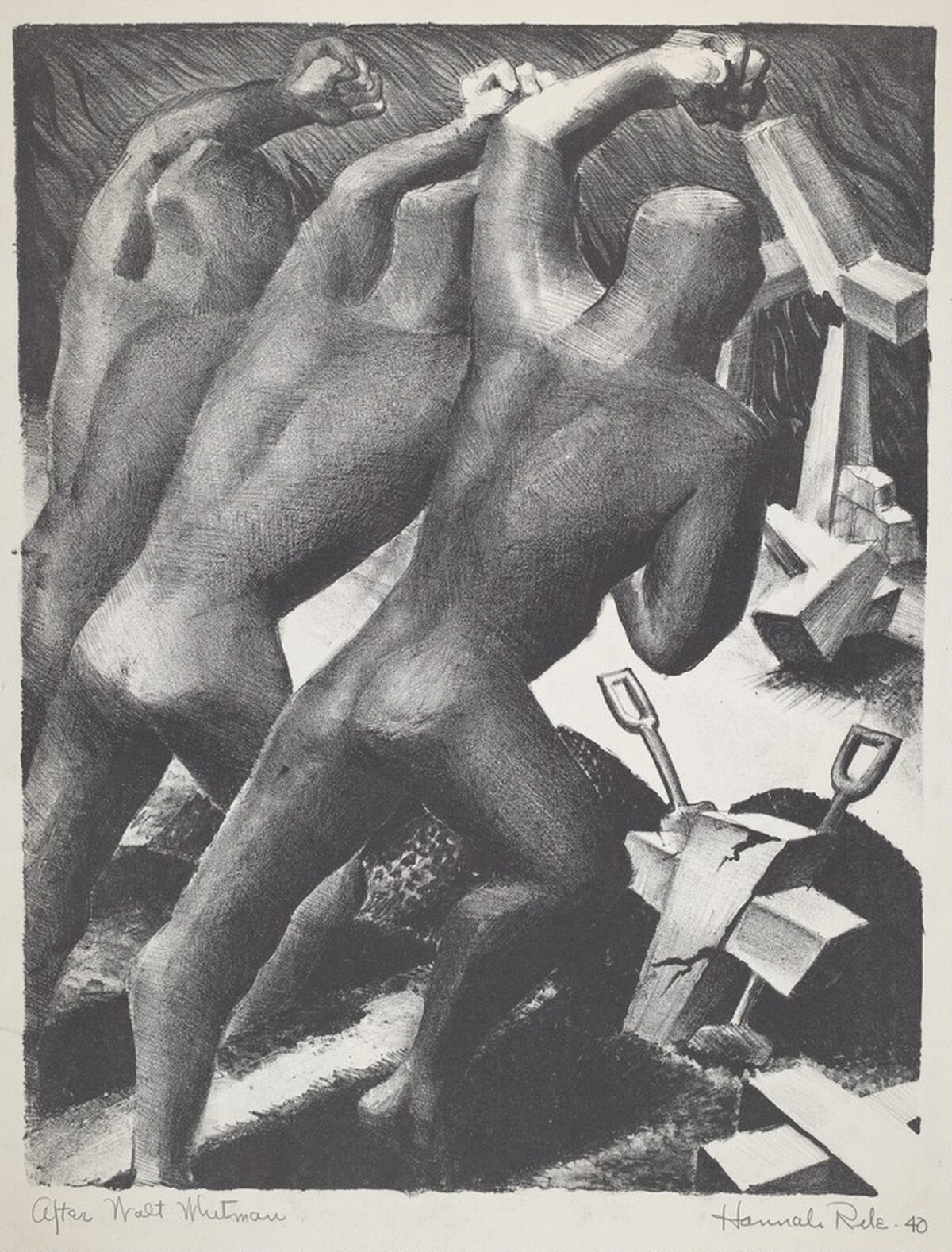 After Walt Whitman by Hannah S. Rile