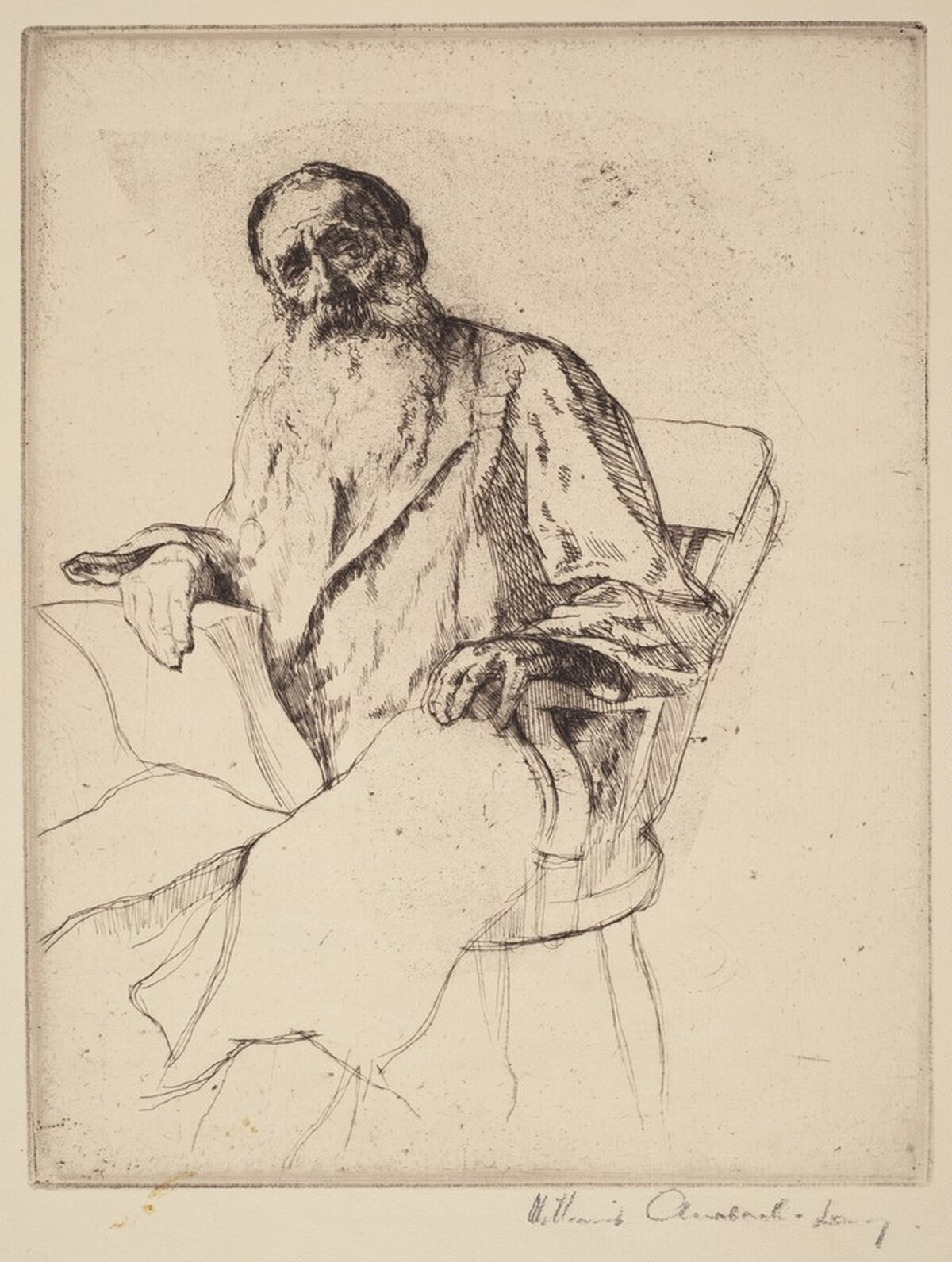 Old Man by William Auerbach-Levy