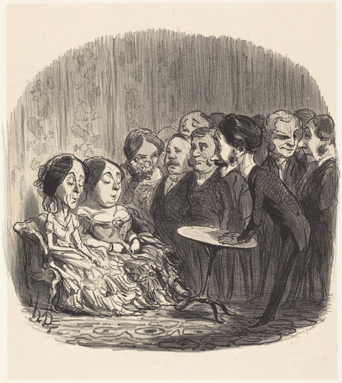 L'Esprit frappeur by Honoré Daumier