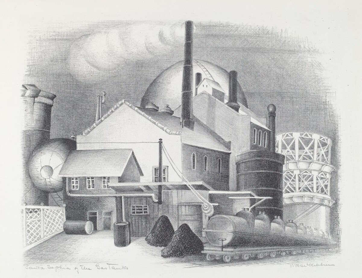 Santa Sophia of the Gas Tanks by Mary Adeline McKibbin