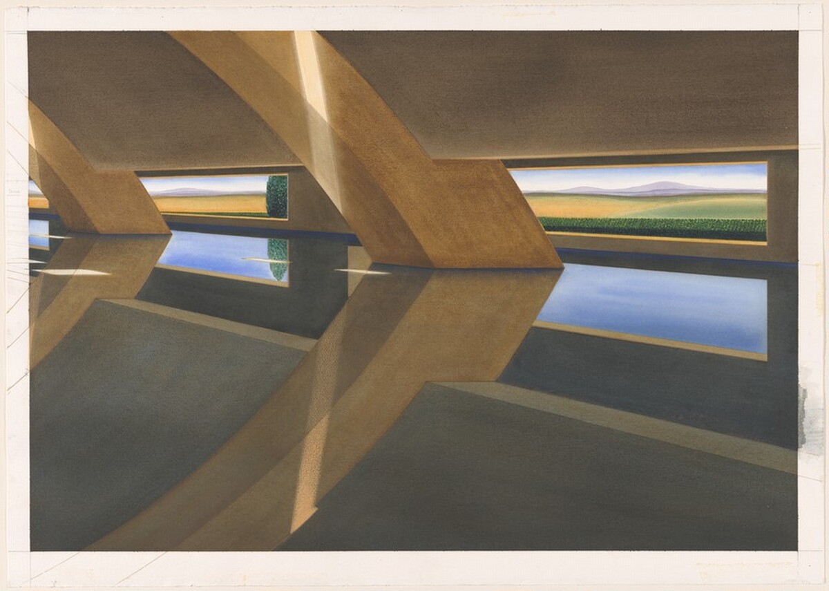 Long Horizon II [right] by Lauretta Vinciarelli