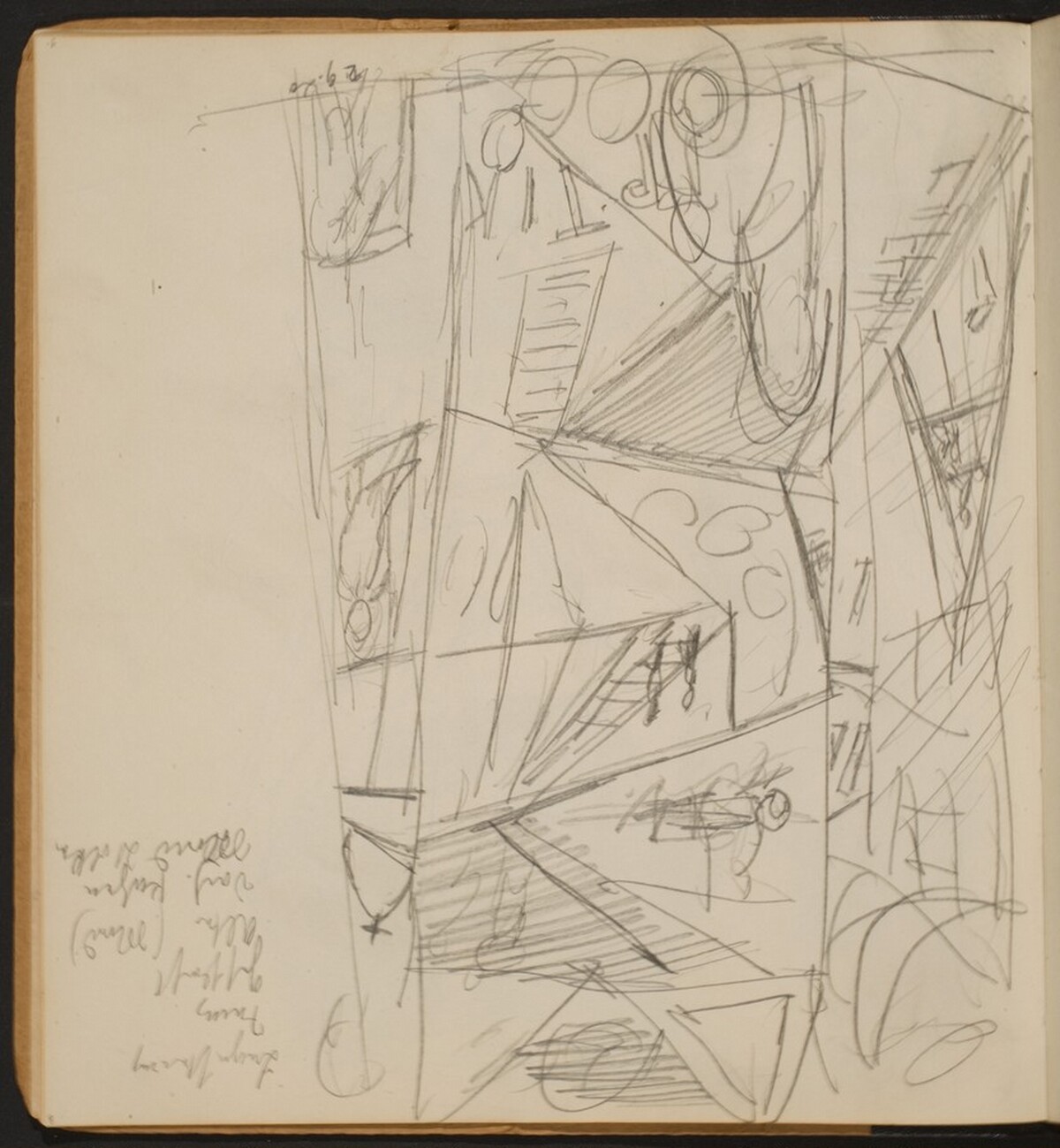 Nächtliche Stadtszene (Nocturnal City scene) [p. 8] by Max Beckmann