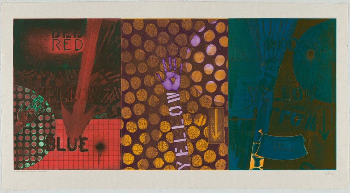 Untitled [Secondaries with Primaries] [trial proof] by Jasper Johns